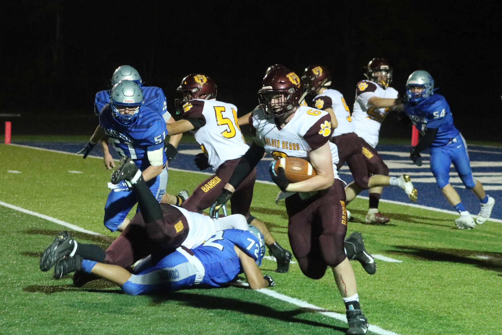 Cameron vs. Barron football 10-9-20